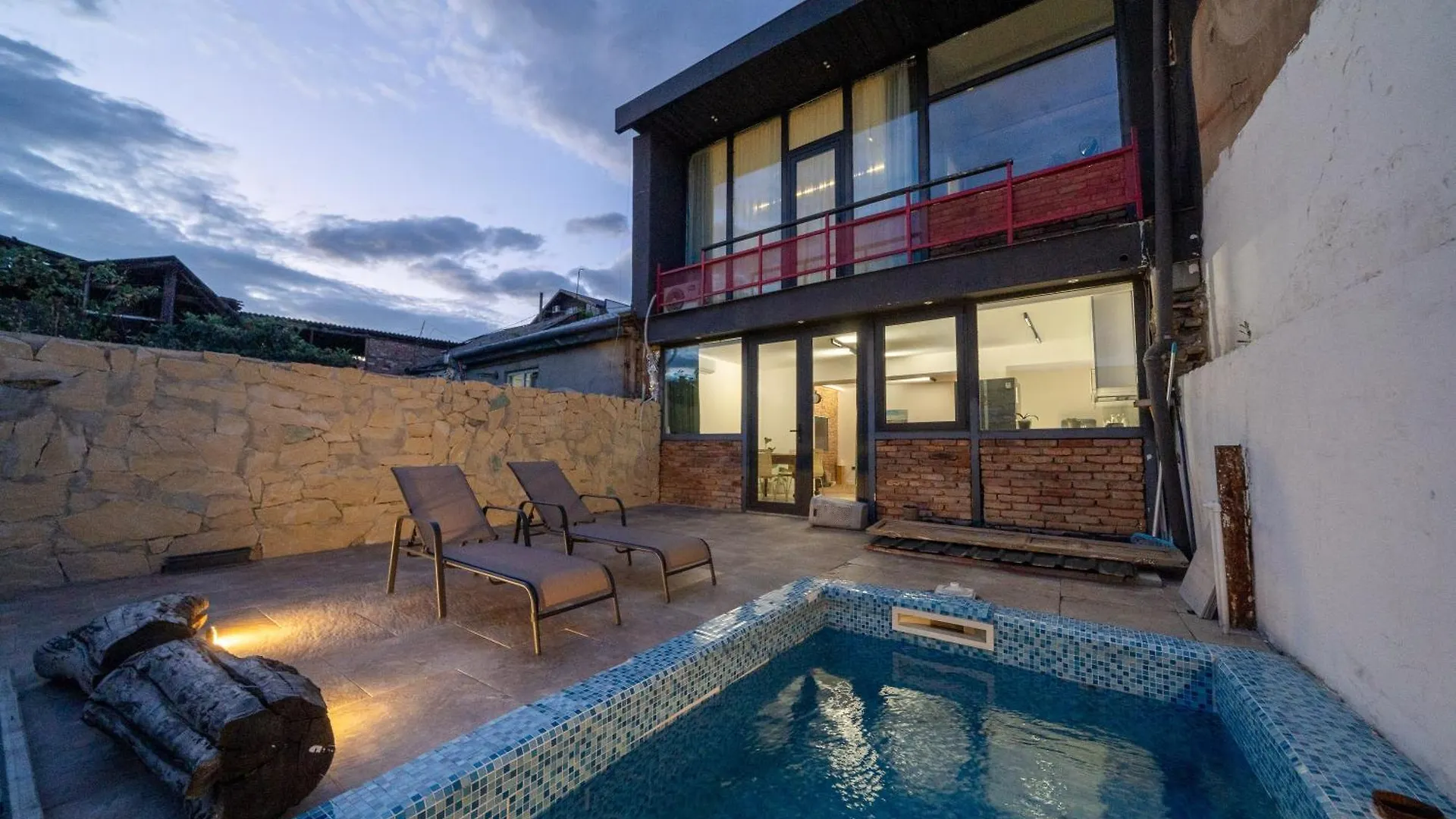 טביליסי Niabi 3Bdr Villa With Pool